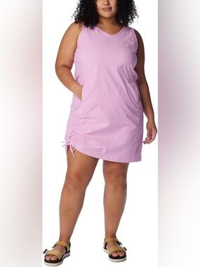 Columbia Women’s Anytime Casual III Dress  Pink Large NWT